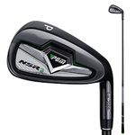 PGM Golf Clubs NSR III Golf Iron #PW Thru Gap Wedge with Graphite Shafts for Right-Handed Golfers - S Flex