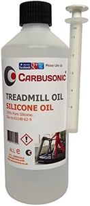 Carbusonic Treadmill Silicone Oil, Lubricant For treadmill decks 250ml
