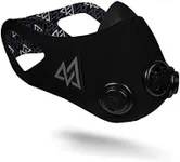 TRAININGMASK - 2.0 Multi Patened with Clincal Studies - Elevation Training Mask, High Altitude Workout Endurance Mask, Running Mask, Breathing Mask (Small, Blackout)