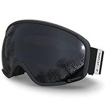 ACURE Ski Goggles, Snow Snowboard Goggles for Men Women Adult Youth, OTG - Over The Glasses with Anti Fog UV400 Protection