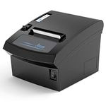 ACLAS 80mm Thermal Receipt Printer w/Auto Cutter Cash Drawer ESC/POS Windows for Retail Bill POS Receipt Printers (250mm/sec, USB + Ethernet Serial Port)