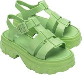 Melissa - Womens Ella Platform, Color Green, Size: 10 M US