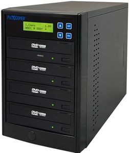 PlexCopier 24X 1 to 3 CD DVD M-Disc Supported Duplicator Copier Tower with Free Copy Protection