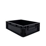 BOXIO – Solo Up: Storage Box – Euro Box 15.7" x 11.8" x 4.7" – Perfect Plastic Transport Box for Camping, Boat or Garden – Stackable with Other Euro Containers and Stacking Boxes