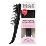 Tangle Teezer Ultimate Detangler Brush, Eliminates Knots & Reduces Breakage, Travel-Size Mini Hair Brush for Straight to Wavy Hair Types, Black