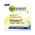 Garnier Bright Complete VITAMIN C YOGHURT Night Cream, 40g