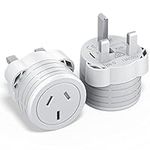 HEYMIX UK Travel Adapter 2-Pack, UK