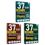 PW 37 Years NEET Previous Year Solved Question Papers Physics, Chemistry and Biology Combo Set of 3 Books PYQs Chapterwise Topicwise Solutions For NEET Exam 2025 with Newly Added Topics