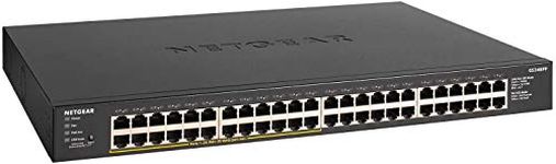 NETGEAR PoE Switch 24 Port (GS348PP) 48 Port Gigabit Ethernet Switch with 24 x PoE+ 380W, Desktop/Rackmount, Sturdy Metal