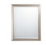 Kichler Lighting Nickel 41011NI Rectangular Wall Mirror Brushed, 24" W x 30" H