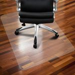 Chair Mat Office Chair Mat for Hardwood Floor Anti-Slip Floor Protector for Home Office 59''×47'' Heavy Duty Clear PVC Transparent Mat