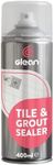 GLEAN Tile & Grout Sealer Spray | 400ml | Clear Waterproof Sealant for Coloured & White Grout | Kitchen & Bathroom Use | Protects From Mould, Stains, Grease & Dirt | Quick-Drying Lasting Protection