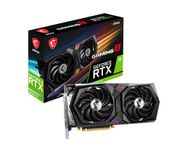 MSI GeForce RTX 3060 Ti GAMING X 8G LHR Gaming Graphics Card - 8GB GDDR6, 1770MHz, PCI Express Gen 4, 256-bit, 3x DP v 1.4a, HDMI 2.1 (Supports 4K)