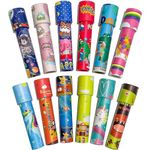 Kaleidoscope Toy Multipack Random Theme - Kaleidoscope for Kids Party Bag Gift Stocking Filler (Medium 12pcs)