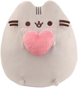 Pusheen Holding Heart Plush Toy, 24 cm Height