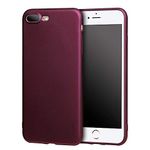 X-Level Case Compatible iPhone 7 Plus, iPhone 8 Plus, Ultra Thin Soft TPU Back Cover Phone Case for Women and Men Compatible iPhone 7 Plus(2016) / iPhone 8 Plus(2017) 5.5' (Wine Red)