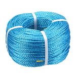 Direct Manufacturing Blue Polyproplene Rope Coils (8mm - 220m)