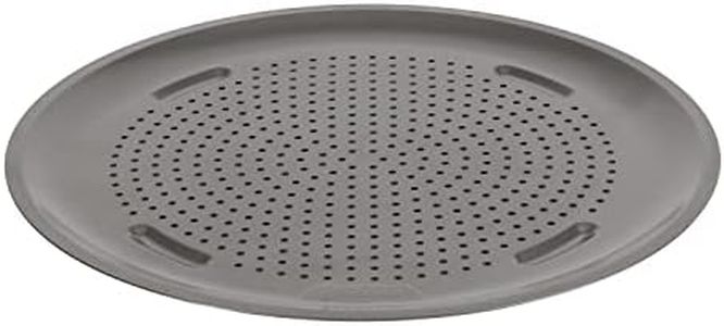 GoodCook AirPerfect Non-Stick 14” Pizza Pan – Pizza Tray for Oven, Perforated Round Pizza Pan, Carbon Steel Baking Pan, Homemade, Frozen & Leftover Slices