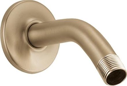 Delta Faucet U4993-CZ Wall Mounted Shower Arm and Flange, 6", Champagne Bronze