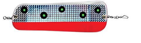 3 Coyote Flasher Flo. Red/Chartreuse UV