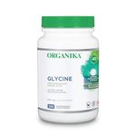 Organika Glycine - Proteinogenic Amino Acid - Aids Protein Synthesis, Collagen Formation, Joint and Muscle Health, Calming Effect - 120caps