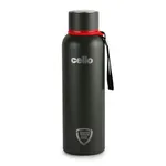 Cello Duro Kent Thermosteel Flask with DTP Coating, 750ml, Military Green | 24 Hours Hot and Cold Stainless Steel Bottle | Flask for Tea Coffee | Ideal for Office, Gym, Home, Hiking, Travel Bottle