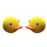 NAUZE 2Pcs Duck Antenna Topper Automobile Roof Decorative Car Aerial Ball Antenna Topper for Automobile Roof Decorative Antenna