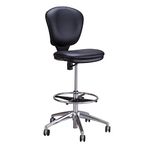 Safco Products 3442BV Metro Extended Height Chair, Black Vinyl