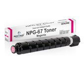 Print Page NPG-67 Toner Cartridge Compatible for Canon Imagerunner Advance C3320 / C3325 / C3330 / C3520 / C3525 / C3530 / IR C3020 / C3226 (NPG-67 - Magenta)