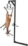 GARVEE Deer Hoist for Truck Hitch, 400 LBS Load Capacity Deer Hanger for Skinning, Hunting Game Hoists with Lifting Winch, Adjustable Height (400 LBS)