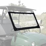 kemimoto UTV Front Windshield Compatible with Kawasaki Mule 3000 2001-2008 Mule 2500 1994-2005 Compatible with Polaris Ranger 2002-2008 Waterproof Soft Front Window