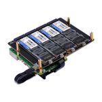 GeeekPi N16 Quad M.2 M-Key NVMe SSD Peripheral Board for Raspberry Pi 5, Support M.2 NVMe M-key 2230/2242/2260/2280 SSDs
