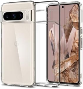 SPIGEN Ultra Hybrid Designed for Google Pixel 8 Pro Case (2023) Air Cushion Bumper Slim Hard Clear Cover - Clear