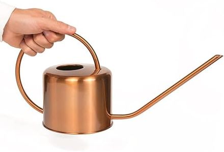 Homarden 40oz. Copper-Colored Indoor Plant Watering Can - Ergonomic Long Spout Design for Precision - Rust-Resistant, Ideal for Garden & Outdoor Use, Perfect Plant Care Companion