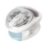 HoMedics Luxury Hand Manicure Spa – Soothing Bubble Massage Soak to Soften, 12 Manicure + Pedicure Treatment Attachments, Shaping Polishing Discs, Hard Skin Remover, Cuticle Lifter, Nail Dryer