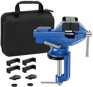 Vise Universal Rotate 360° Work Clamp-on Vice Table Vise, 3"