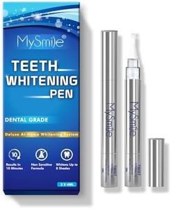 MySmile Teeth Whitening Kit for Sensitive Teeth with LED Light, 10 Min Non-Sensitive Fast Teeth Whitener, 3 Carbamide Peroxide Teeth Whitening Gel, Enamel Safe (8ML)