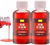 Wintgrea Red Worm Liquid Bait，Fishing Attractant 2PCS Fishing Supplies Wild Fishing Black Pit Reservoir River carp carp Grass Bream Universal, Special Opening Agent Bait Bait Outdoor Fishing Helper