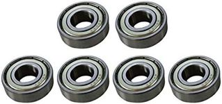 Band Saw Bearings Set of 6 Fits - Rikon 10-305 Band Saw - Bandsaw Guide Bearings - Replacement Bearing