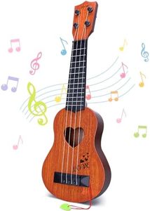 YEZI Kids Toy Classical Ukulele Guitar Musical Instrument, Brown