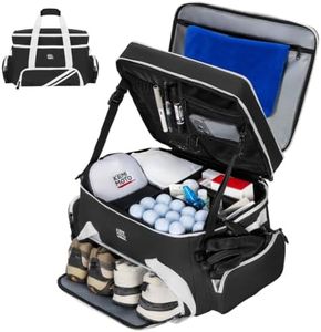 KEMIMOTO 3 Layer Golf Trunk Organizer, 900D Waterproof Oxford Golf Storage