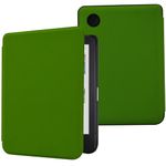 DMLuna Case for Kobo Clara Colour (Model N367) / Clara BW (Model N365) / Clara 2E 6", Ultra Slim Lightweight Folio Premium PU Leather Protective Cover with Auto Sleep/Wake Function, Green