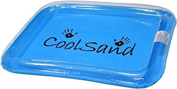 CoolSand Portable Inflatable Sand Box, Moldable Play Sand Tray