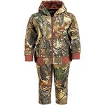 TrailCrest by Treel Infant-Toddler Cotton Full Zip Hoodie Sweatshirt Jacket & Pants Set Tracksuit, Camo, 4T