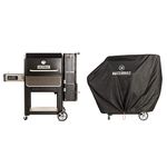 Masterbuilt Gravity Series 1050 Digital Charcoal Grill And Smoker Combo (MB20041220) + Grill Cover (MB20081220)