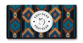 EQUIGEAR Western Show Horse Saddle Blanket New Zealand Wool Western Design Handmade Saddle Blanket Top Wool Pad Sensor Flex (Customization Available) QA423 (34x42)