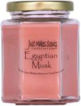 Egyptian Musk Scented Blended Soy Candles by Just Makes Scents (8 oz) …