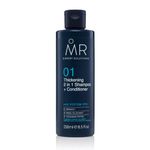 MR 2 in 1 Thickening Shampoo and Conditioner (250ml). Hair Thickening Shampoo for Men with Strengthening System-PPX. Hair Loss Shampoo Men, Vegan & Cruelty Free Mens Shampoo for Hair Growth