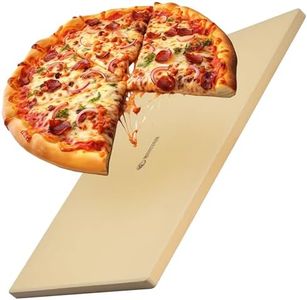 Mountain Grillers Pizza Stone for Oven and Grill BBQ - 12x16-Inch Multi-Purpose and Durable Baking Stone - Pizza Pan for Baking Crispy Crust Pizza, Bread, or Crackers - Ideal Gift for Pizza Lovers