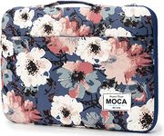 MOCA Compatible 360 Protective Laptop Sleeve Hand Bag for 12 13 inch Laptop Case Bag Sleeve for Surface Pro, New M1 MacBook Air / Pro 13 inch, MacBook 12", iPad pro 12.9 Tablet Laptop Sleeves Sleeve Bag (Camellia)